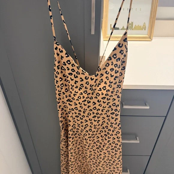 Sezane satin midi dress - Picture 3 of 5